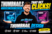 design high CTR youtube thumbnails that boost views