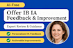 offer ib ia feedback and improvements