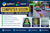 develop computer vision solutions using python and opencv