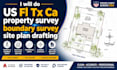 do fl tx ca property survey boundary survey site plan drafting