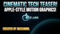 create a cinematic tech teaser and motion graphics promo