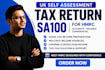 prepare your UK self assessment tax return sa100 for hmrc