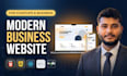 build a modern startup business website