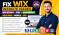 fix wix website wix studio cms wix ecommerce wix velo bugs wix mobile seo volset