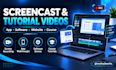 do screencast tutorial videos how to use website or app tutorial video
