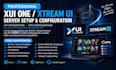 setup admin server, setup xtream ui, xui one, API integration, epg configuration