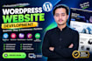 develop a professional wordpress website