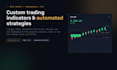build a custom tradingview pine script indicator or trading strategy