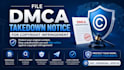 file dmca takedown notice on copyright infringement
