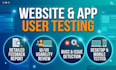 test your website app or product and provide honest feedback