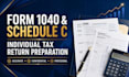 prepare form 1040 and schedule c