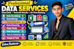 do data cleaning, extraction, and PDF to excel formating
