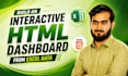 build an interactive HTML dashboard from excel data