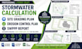 do stormwater calculation site grading plan erosion control plan swppp report