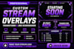 design custom whatnot scoreboard overlays for card breaks
