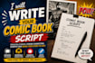 write your comic book script