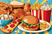 make a food pop art illustration