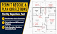 create structural drawings or fix city plan check corrections