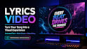 create a cinematic lyric video with synced lyrics