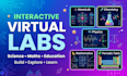 interactive virtual labs and educational simulations