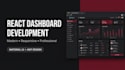 build a react dashboard with material UI or ant design