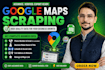 do google map scraping, b2b lead generation and data extraction