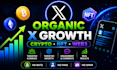grow your crypto nft x twitter organically