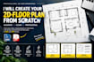 2d architectural and structural drawing