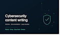 write technical cybersecurity articles and documentation