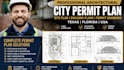 city permit plan architect site plan building plans texas florida permit drawing