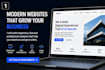create a modern business website