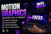 create motion graphics and animated text