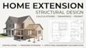 do home extension structural calculations, house extension structural drawings