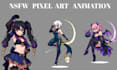 make nsfw pixel sprite animation sprite sheet pixel game art nsfw 2d pixel game
