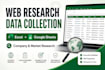 do web research and company research
