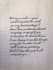 write anything with my beautiful handwriting