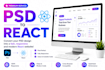 convert PSD, figma to react js responsive website