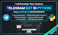 create custom telegram bot python aiogram for your business