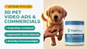 create ai product video pet ads promo video vsl