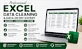 do excel data entry, data cleaning, merge, PDF to excel