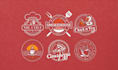 do a professional restaurant food and café logo
