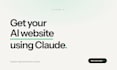 build a custom ai powered website using claude ai