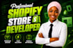setup shopify store, shopify dropshipping website and shopify them customization