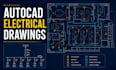 create professional autocad electrical drawings and technical designs