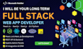 full stack developer react js developer next js developer web app development