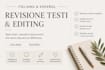 proofread and improve your italian or spanish text