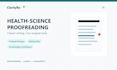 proofread nursing and health science writing with tracked changes