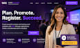 design wix seminar registration website event registration training event site