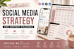 create a social media strategy and content calendar