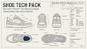 create shoe tech pack, footwear tech pack, sneaker design for manufacturing
